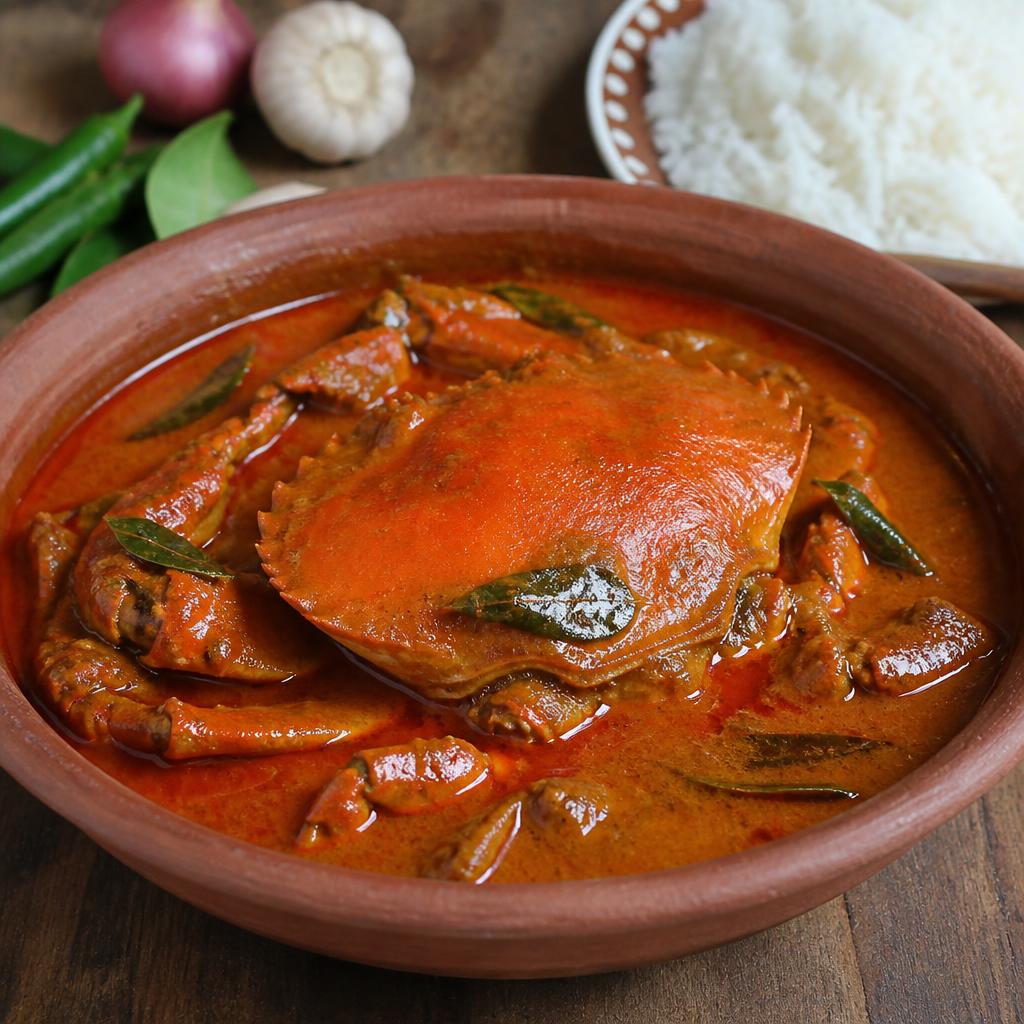 Kankada jhola — coastal crab curry