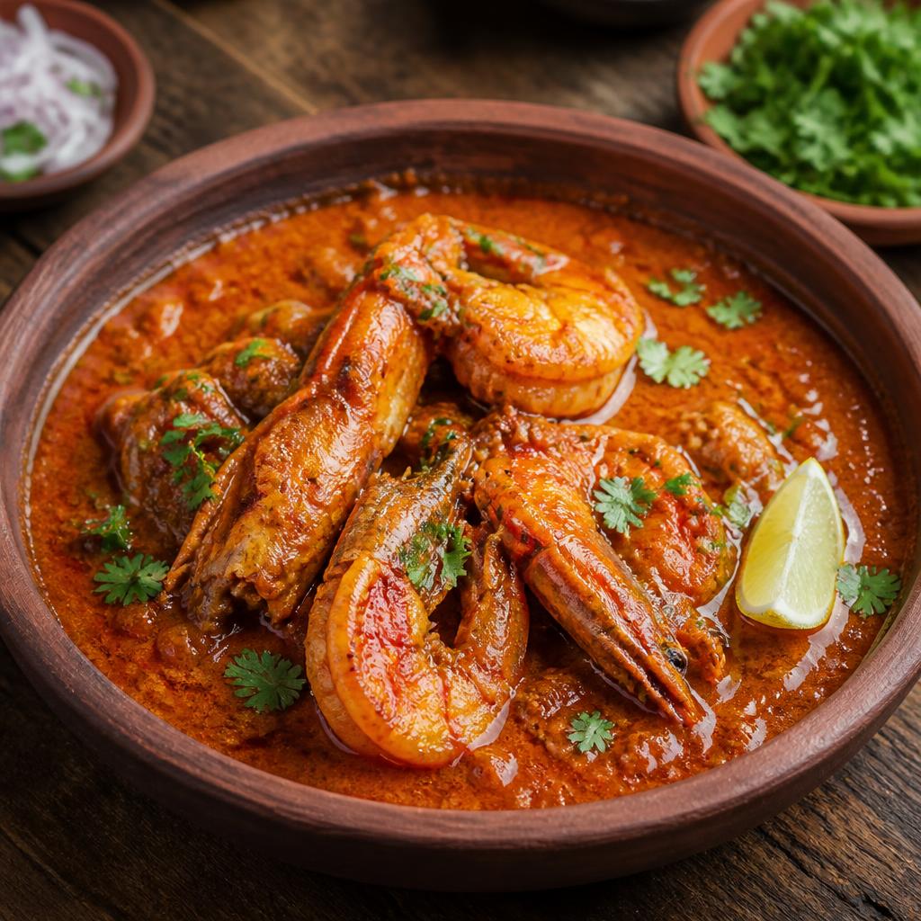 Chilika prawn masala