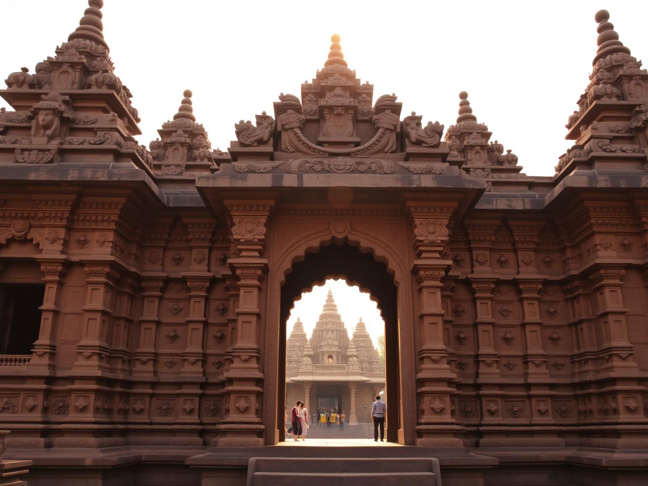 The carved torana of Mukteshwar Temple, Bhubaneswar