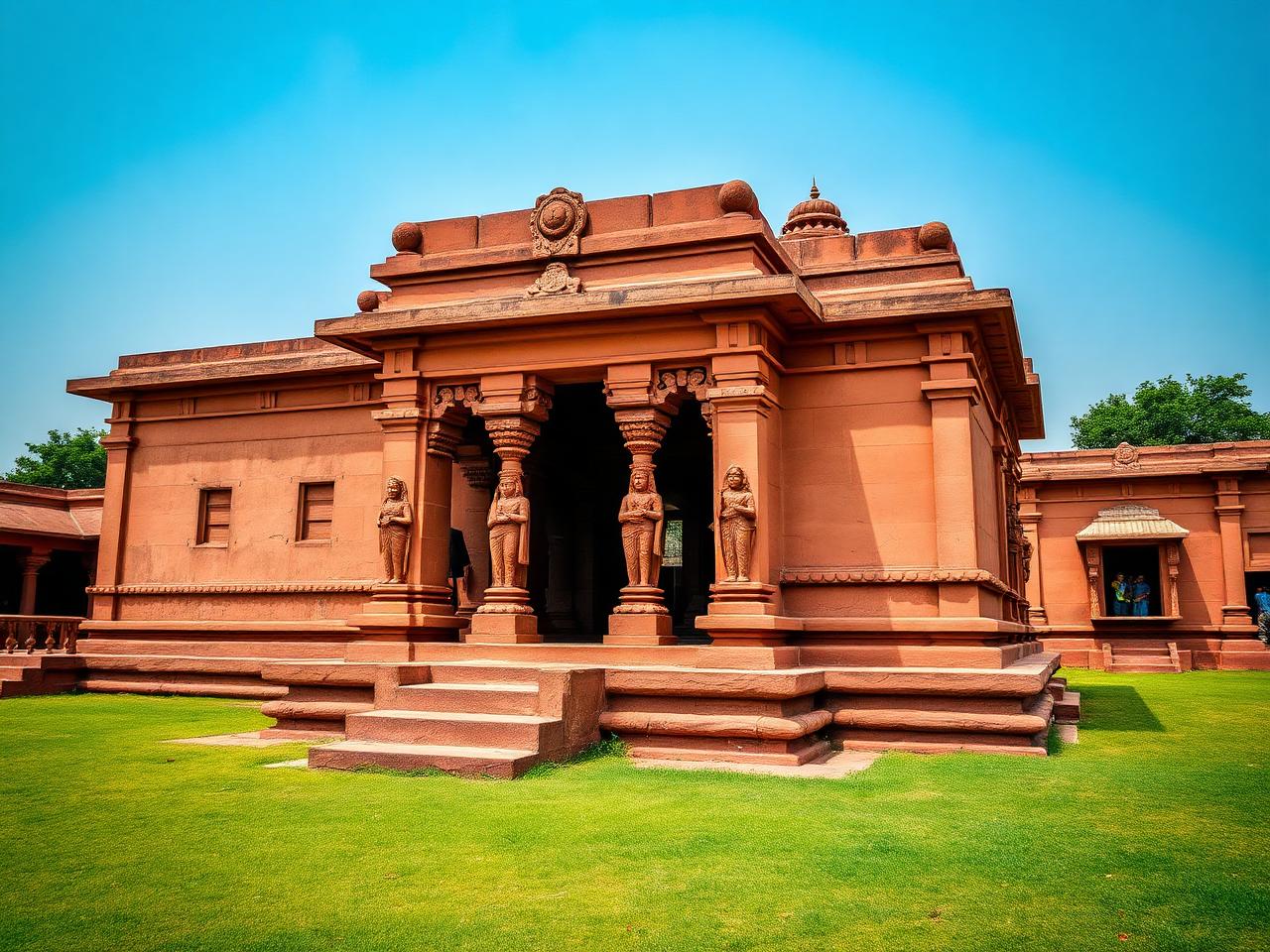 Rajarani Temple in the morning sun